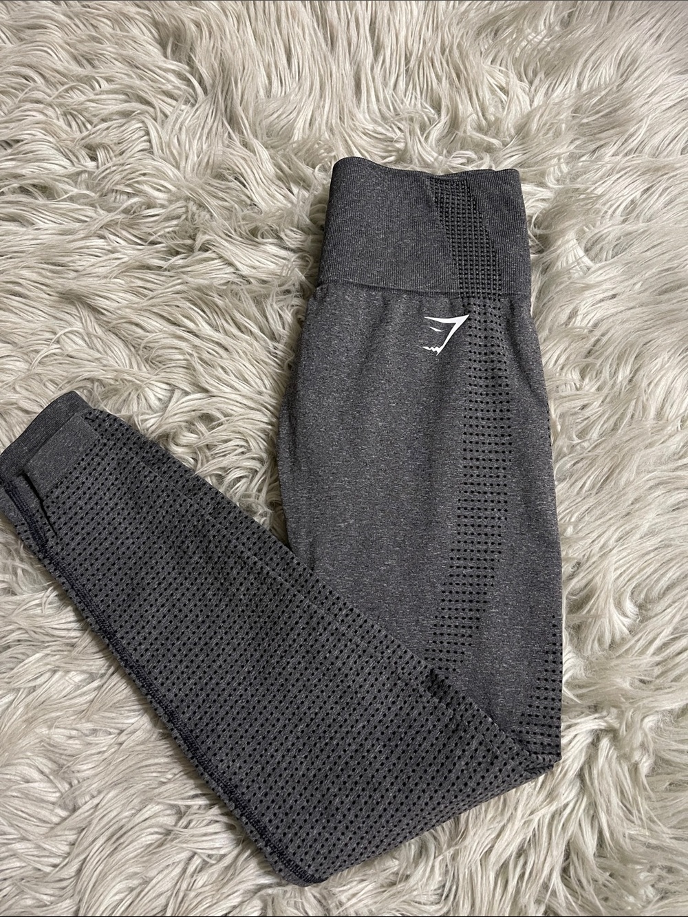 Gymshark Kids Charcoal Seamless Leggings